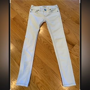Free People corduroy white pants size 27